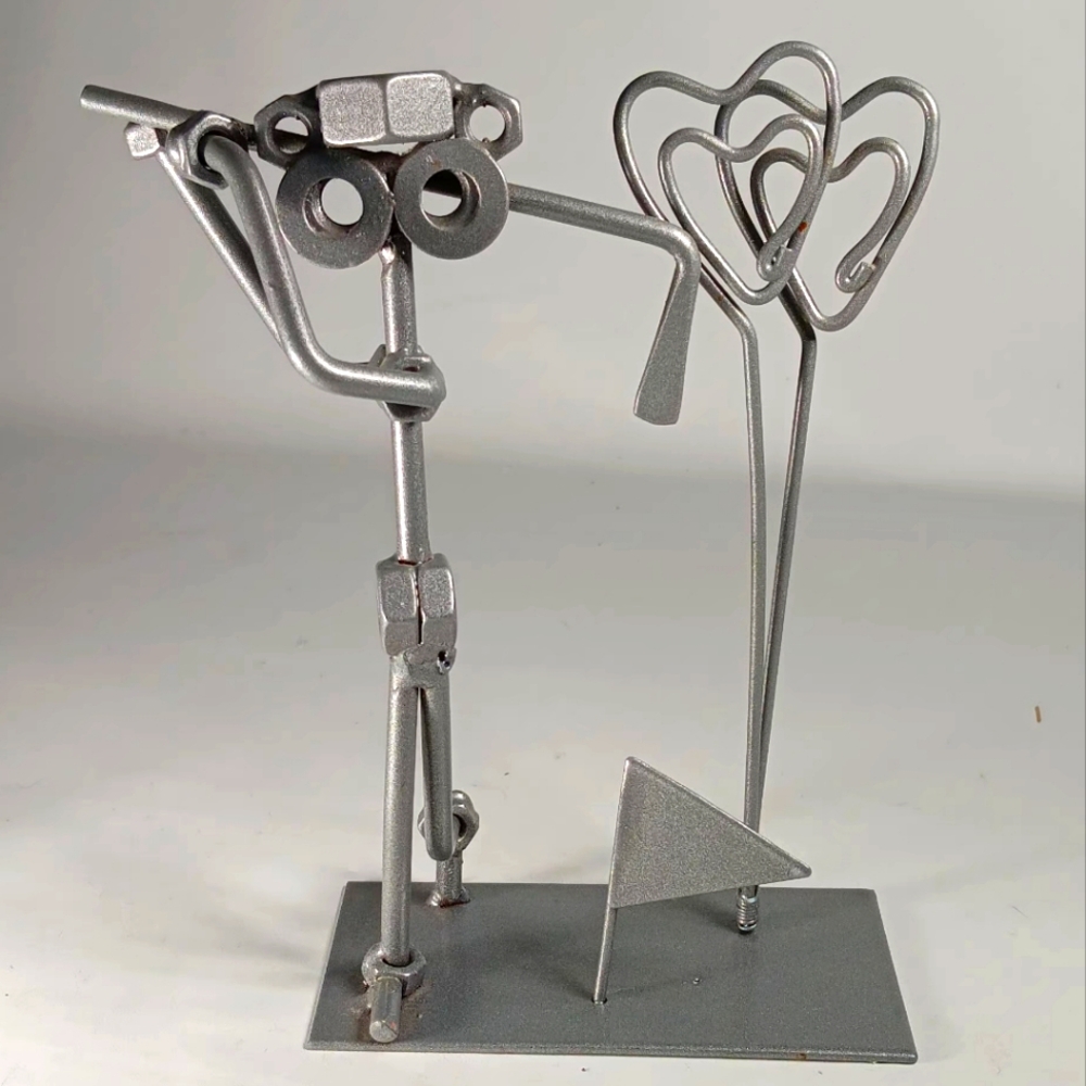 Golf Nuts & Bolts Metal 6" Figure Picture/Card Holder
